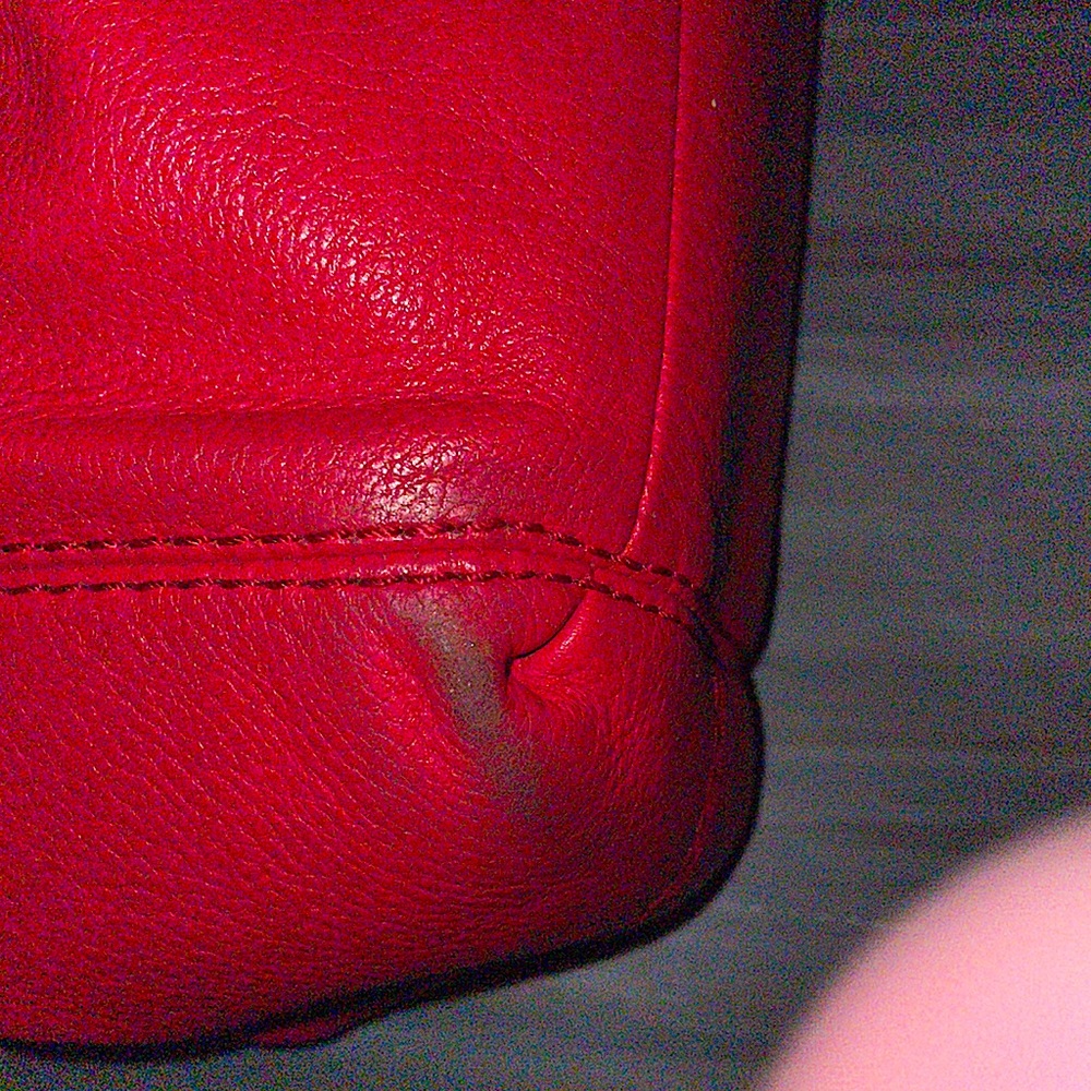 Coach Raspberry Shoulder Bag - Picture 7 of 11